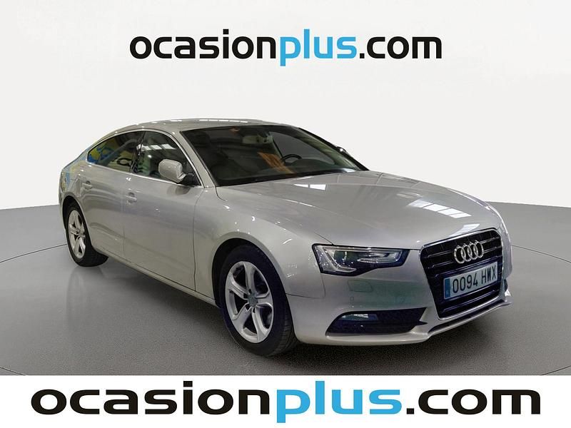 Usado Audi A5 Sportback Advanced 150 CV (110 kW) 2014 Gris plata Utilitario
