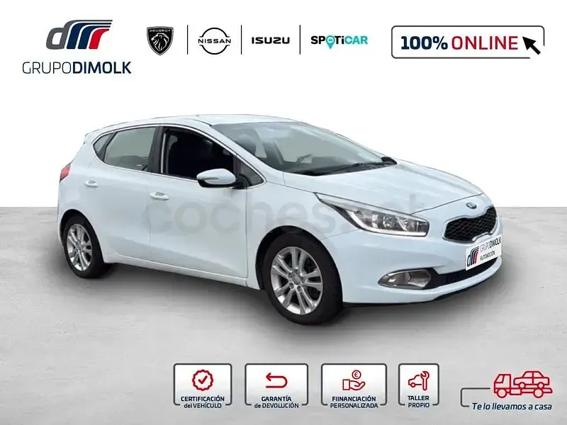 Usado Kia Ceed GT 90 CV (66 kW) 2013 Blanco Berlina
