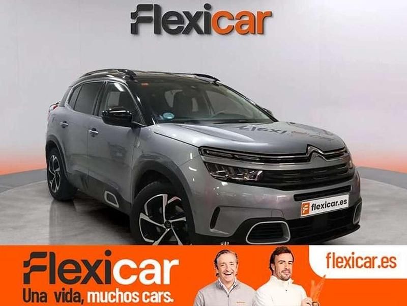 Gris Usado 2021 Citroën C5 Aircross PureTech SUV | 16.990 € (Precio justo) - Imagen 1/4