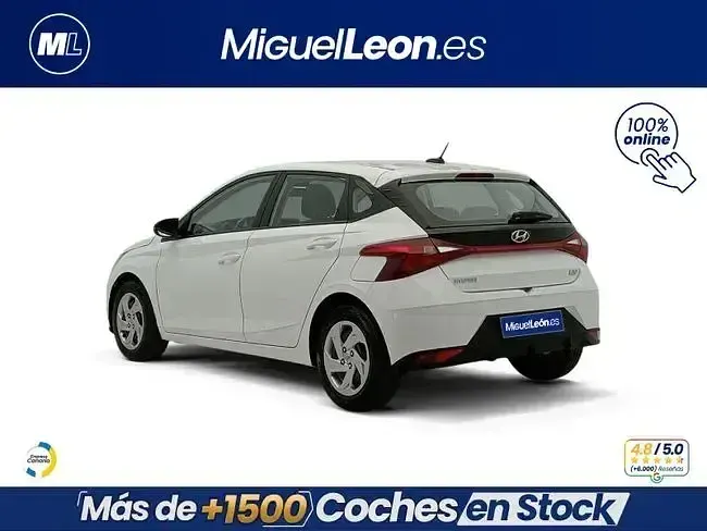 Usado Hyundai i20 100 CV (73 kW) 2022 Blanco Utilitario