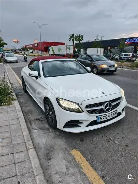 Usado Mercedes C200 184 CV (135 kW) 2022 Blanco Descapotable