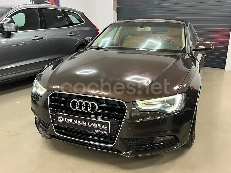 Usado Audi A5 Sportback Premium 150 CV (110 kW) 2014 Marrón Utilitario