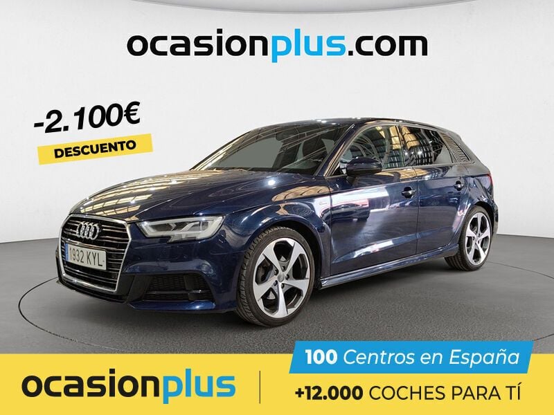 Azul Usado 2019 Audi A3 S-Line | 20.450 € (Precio justo) - Imagen 1/4