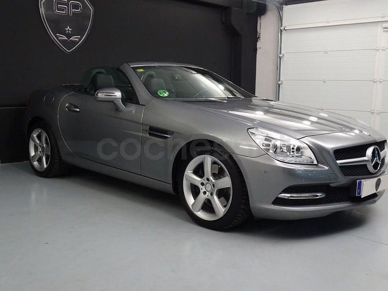 Usado Mercedes SLK250 204 CV (150 kW) 2013 Gris / plata Descapotable