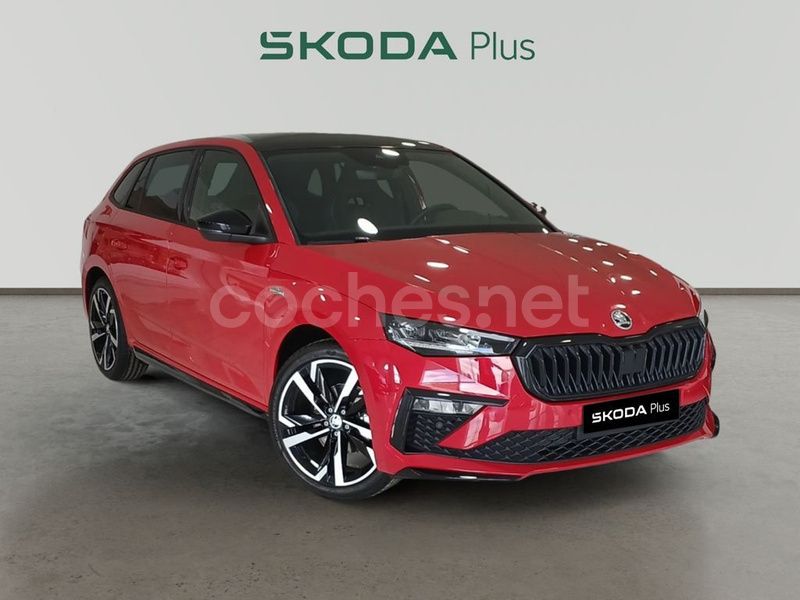 Usado Skoda Scala Monte Carlo 115 CV (84 kW) 2024 Rojo Utilitario