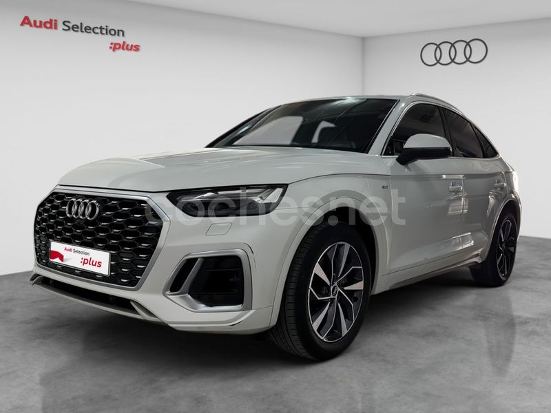 Blanco Usado 2021 Audi Q5 Sportback S-Line SUV | 39.500 € (Caro) - Imagen 1/4