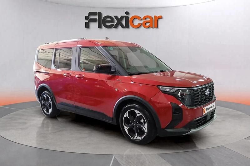 Rojo Usado 2025 Ford Tourneo Courier Titanium Monovolumen | 21.990 € (Super precio) - Imagen 1/4