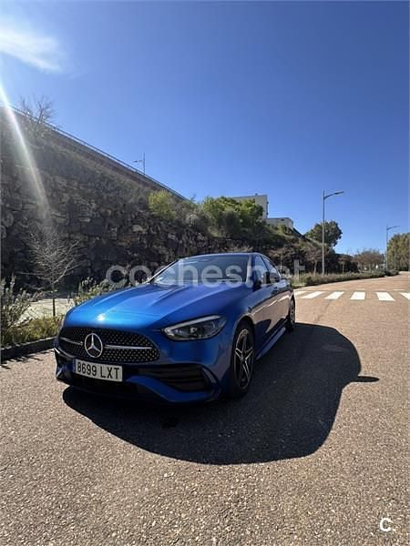 Usado Mercedes C200 184 CV (135 kW) 2022 Azul Berlina