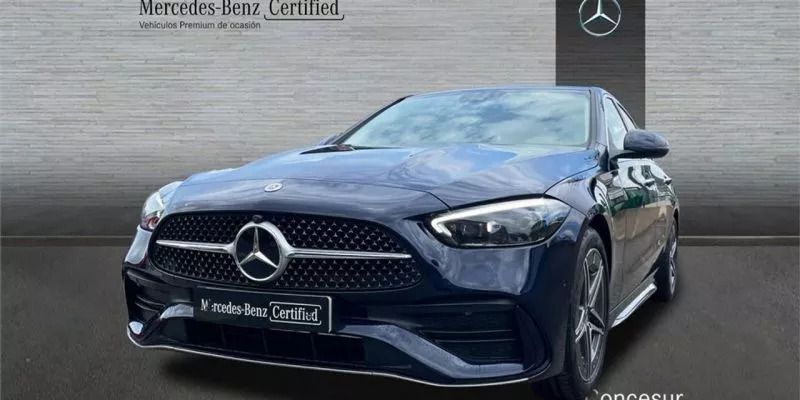 Azul Nuevo 2024 Mercedes C200 Berlina | 50.357 € (Precio justo) - Imagen 1/4
