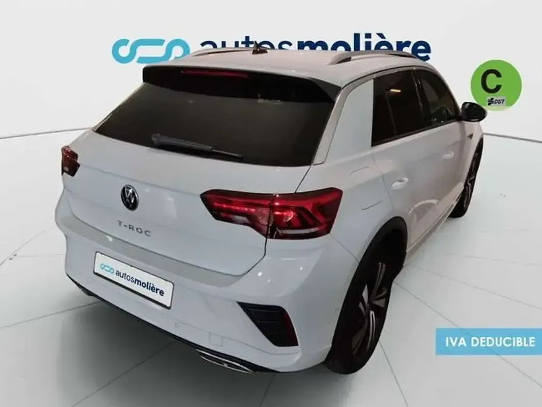 Usado VW T-Roc R-line 150 CV (110 kW) 2023 Blanco SUV