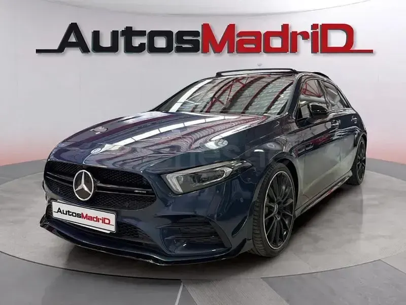 Usado Mercedes A35 AMG 306 CV (225 kW) 2022 Azul Berlina