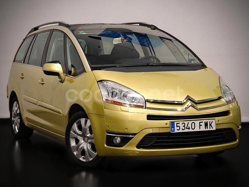 Amarillo Usado 2007 Citroën Grand C4 Picasso Exclusive Monovolumen | 4995 € (Precio justo) - Imagen 1/4