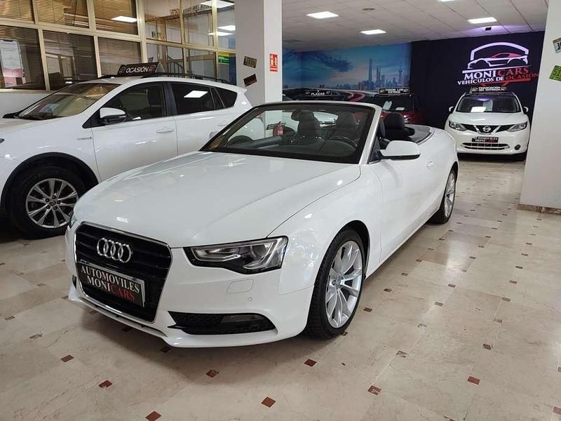 Blanco Usado 2015 Audi A5 Cabriolet Advanced Descapotable | 19.990 € (Precio justo) - Imagen 1/4