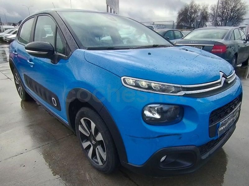 Usado Citroën C3 Feel 83 CV (61 kW) 2020 Azul Berlina