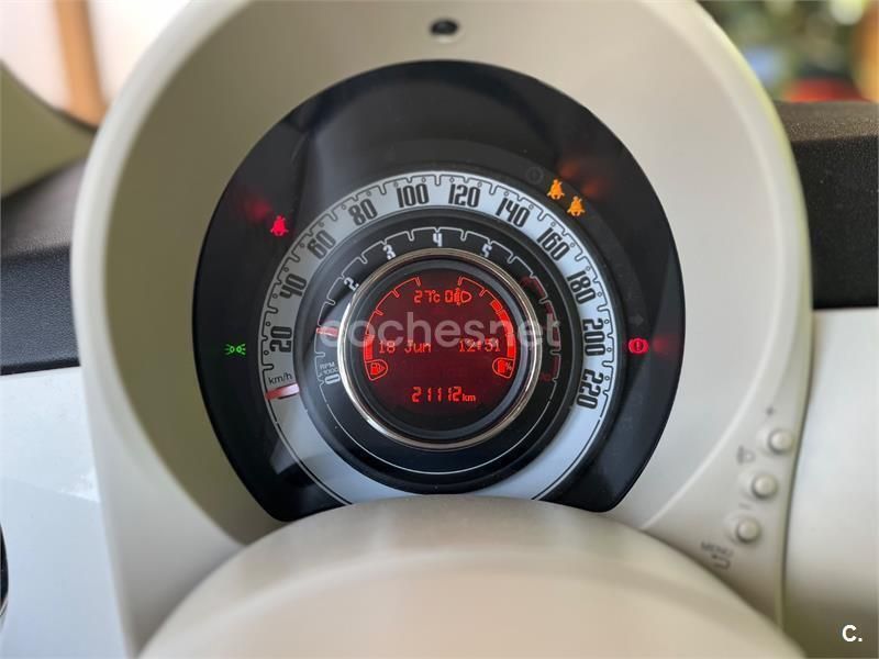 Blanco Usado 2022 Fiat 500C Club Descapotable | 14.750 € (Precio justo) - Imagen 1/4