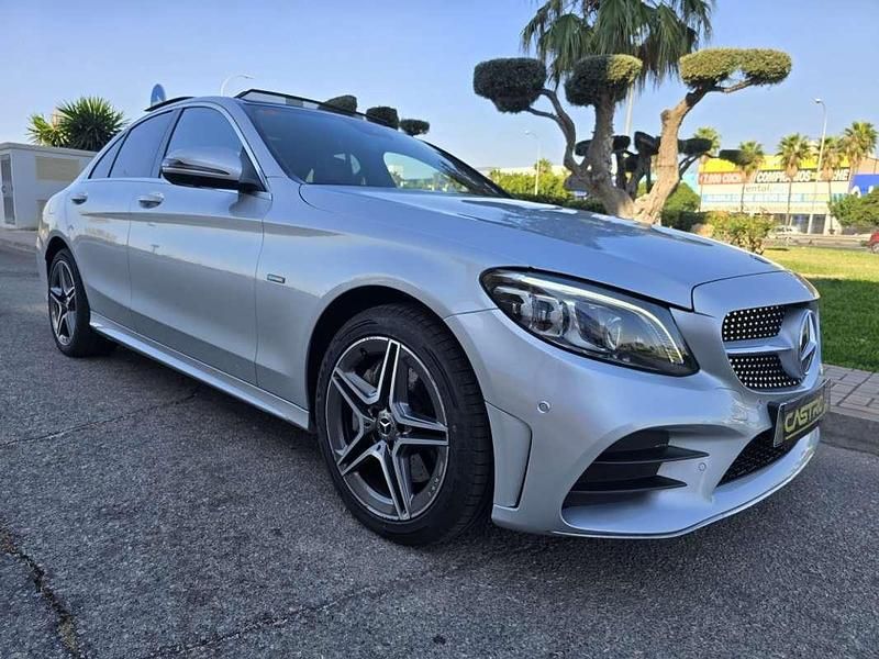 Gris Usado 2021 Mercedes C300e Berlina | 37.900 € (Precio justo) - Imagen 1/4