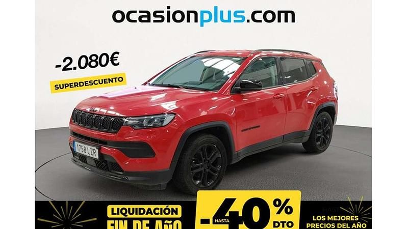 Usado Jeep Compass Night Eagle 131 CV (96 kW) 2022 Rojo SUV