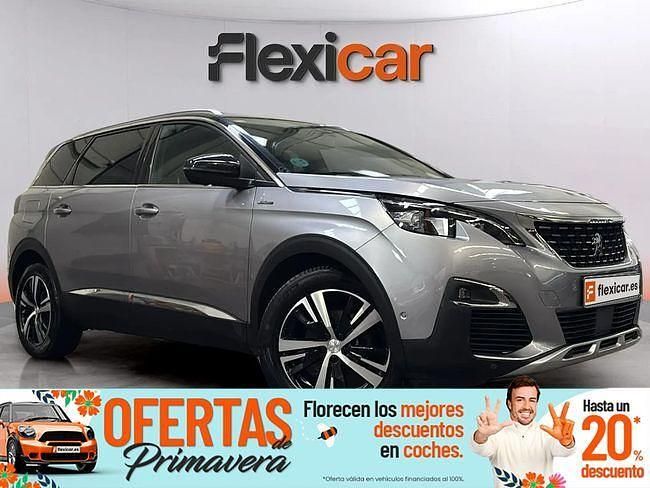 Usado Peugeot 5008 GT-line 130 CV (95 kW) 2018 Gris SUV