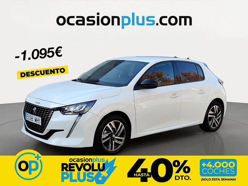 Usado Peugeot 208 Allure 100 CV (73 kW) 2023 Blanco Utilitario