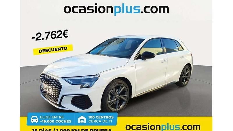Blanco Usado 2023 Audi A3 Sportback S-Line Utilitario | 27.628 € (Precio justo) - Imagen 1/4