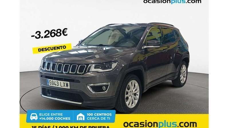 Gris Usado 2020 Jeep Compass Limited SUV | 17.182 € (Precio justo) - Imagen 1/4