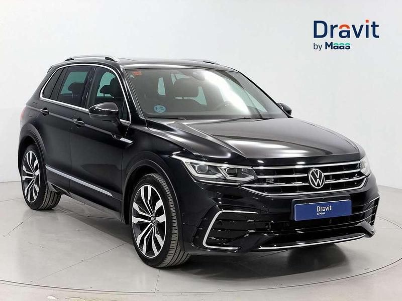Usado VW Tiguan R-line 150 CV (110 kW) 2021 Negro SUV