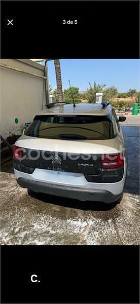 Usado Citroën C4 Cactus Feel 92 CV (67 kW) 2015 Gris / plata Utilitario
