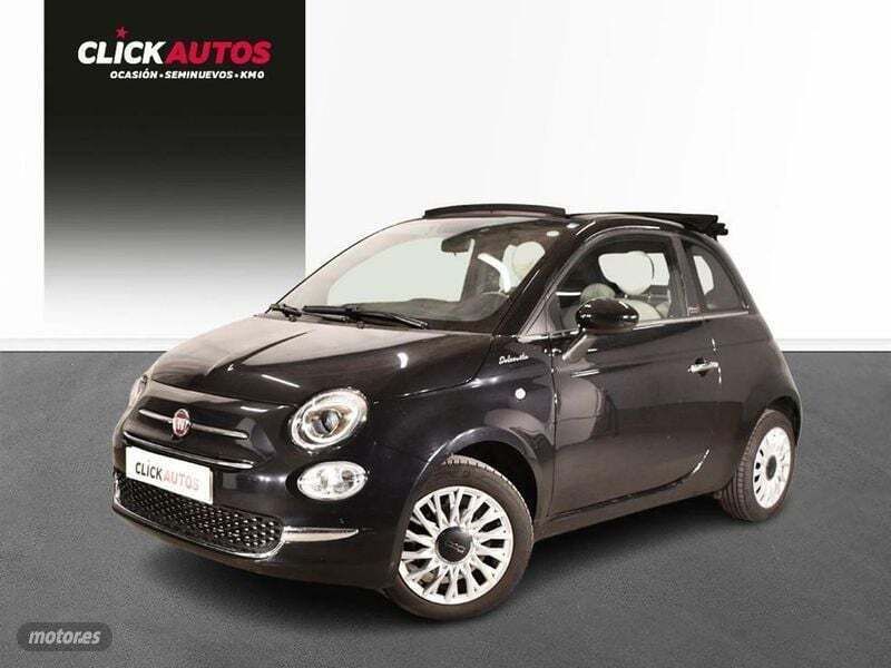 Negro Usado 2022 Fiat 500 Dolcevita Descapotable | 12.350 € (Precio justo) - Imagen 1/4