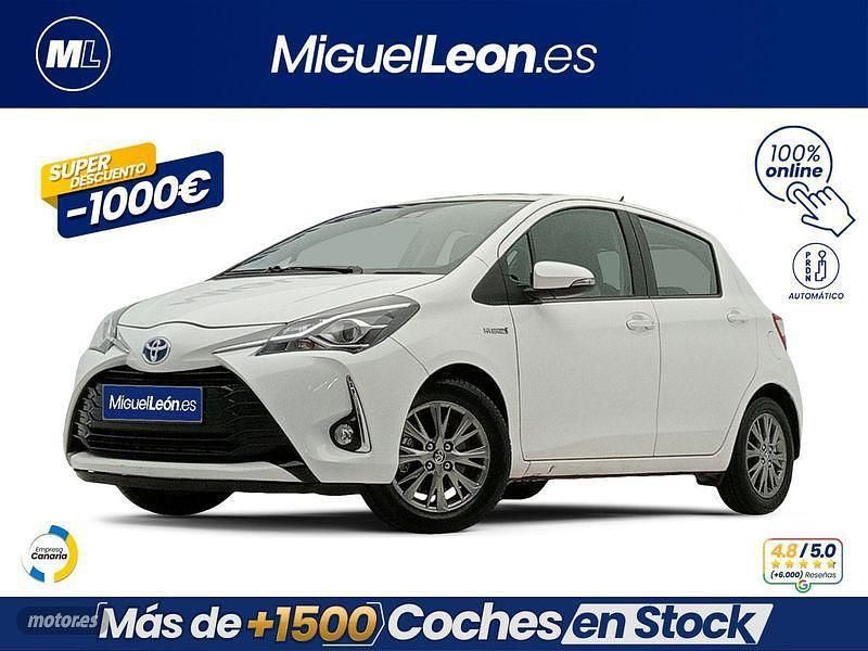 Blanco Usado 2020 Toyota Yaris Hybrid Active Berlina | 13.985 € (Buen precio) - Imagen 1/3
