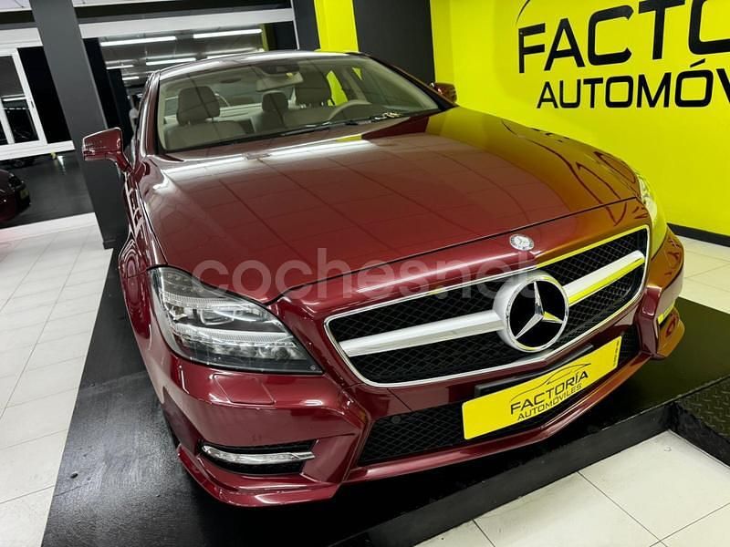 Usado Mercedes CLS350 252 CV (185 kW) 2013 Granate Berlina