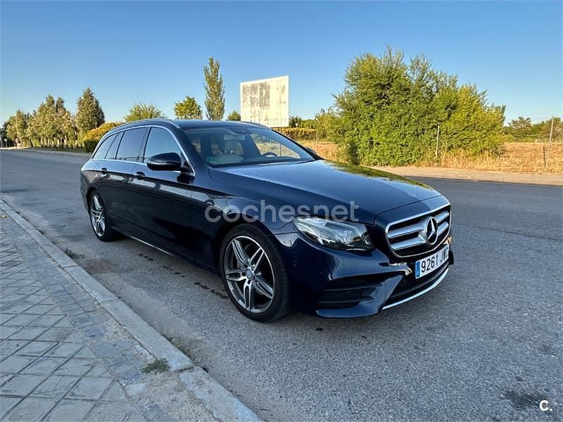 Usado Mercedes E220 194 CV (142 kW) 2017 Azul Familiar