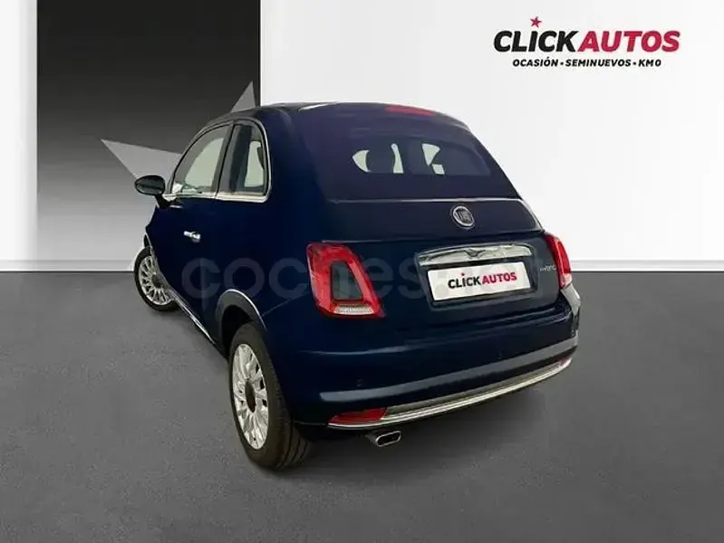 Usado Fiat 500C Dolcevita 70 CV (51 kW) 2024 Azul Descapotable