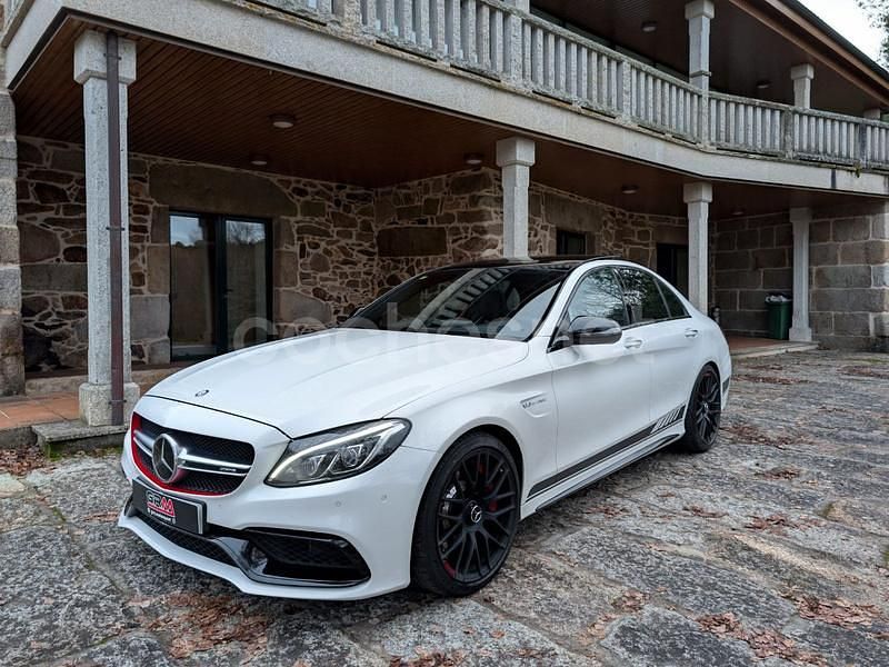 Usado Mercedes C63S AMG AMG 510 CV (375 kW) 2015 Blanco Berlina