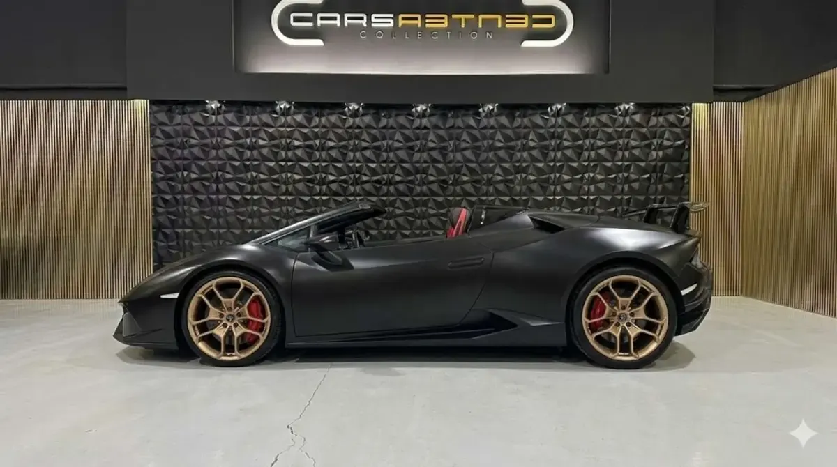 Usado Lamborghini Huracán 610 CV (448 kW) 2018 Negro Descapotable