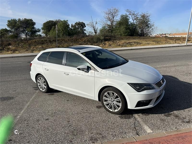 Blanco Usado 2018 Seat Leon ST Familiar | 10.500 € (Precio justo) - Imagen 1/4