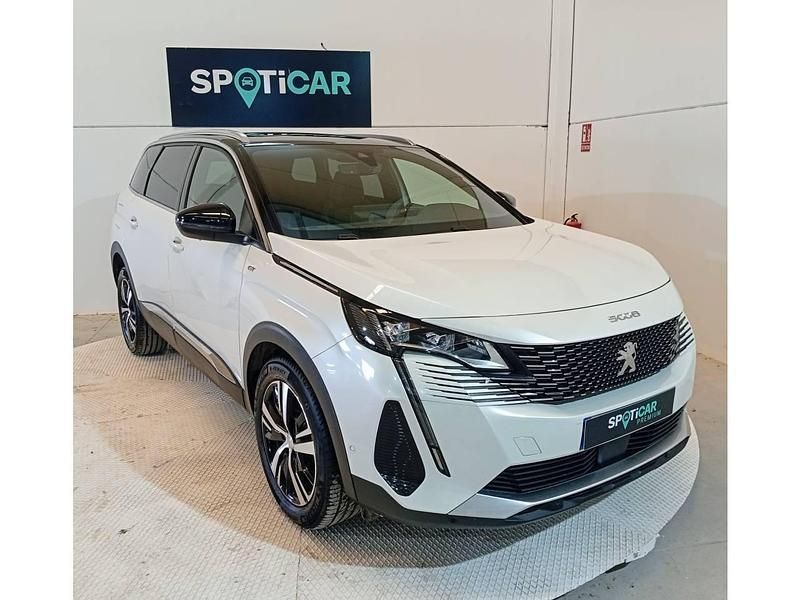 Blanco Usado 2021 Peugeot 5008 GT Monovolumen | 26.000 € - Imagen 1/3