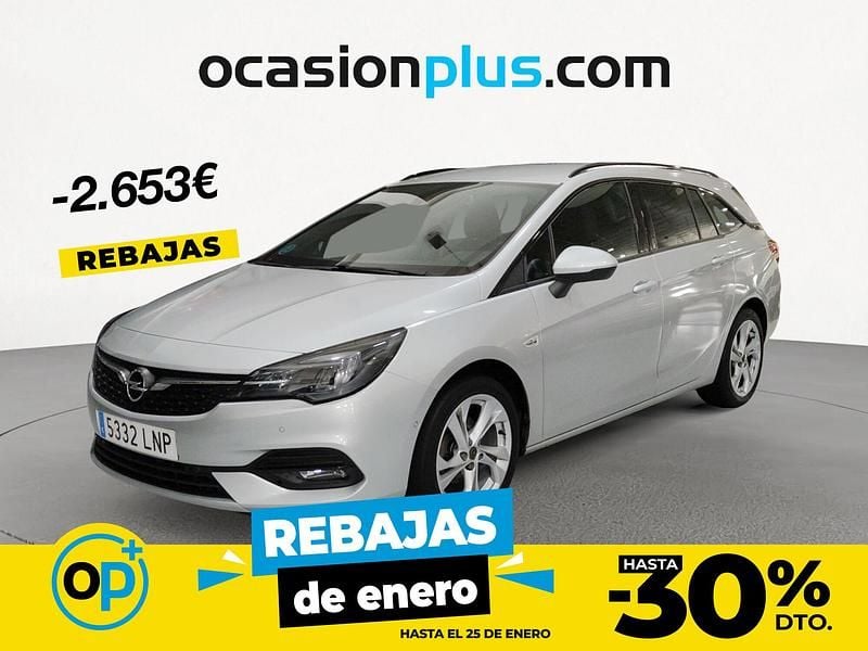 Gris / plata Usado 2021 Opel Astra Ultimate Familiar | 10.690 € (Precio justo) - Imagen 1/4