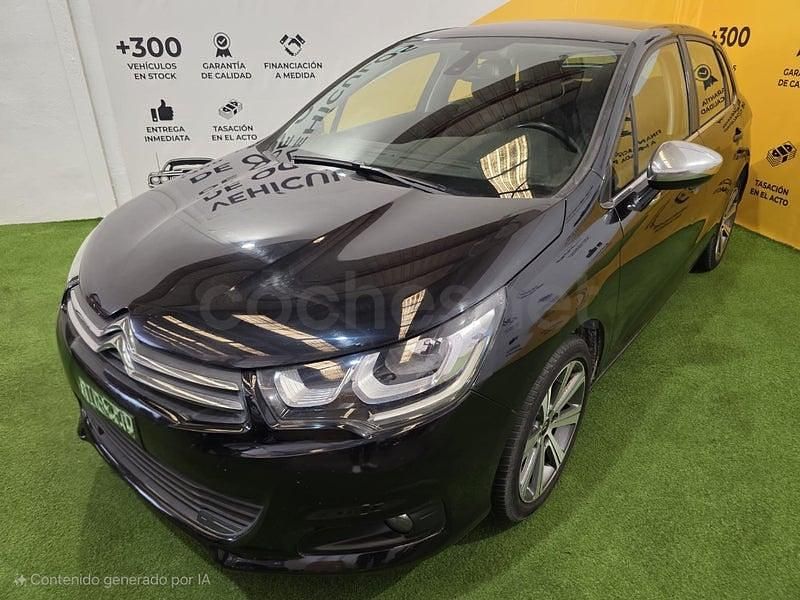 Usado Citroën C4 Feel 110 CV (80 kW) 2015 Negro Berlina