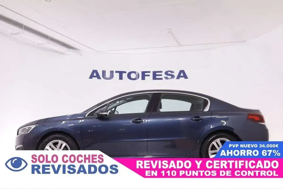 Usado Peugeot 508 Active 150 CV (110 kW) 2015 Azul Berlina