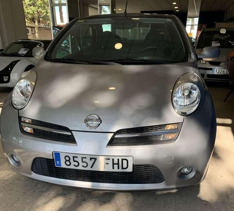 Plateado Usado 2006 Nissan Micra C+C Tekna Descapotable | 5990 € - Imagen 1/4