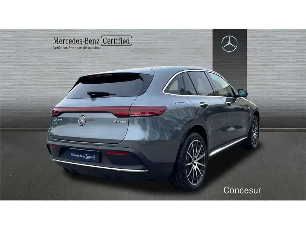 Usado Mercedes EQC400 300 kW (408 CV) 2022 Gris SUV