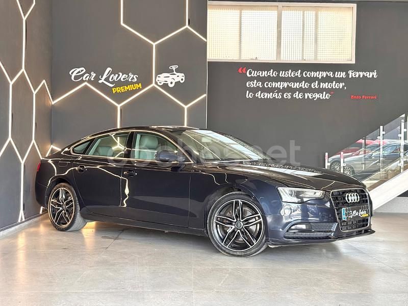 Usado Audi A5 Sportback S-Line 150 CV (110 kW) 2013 Azul Utilitario
