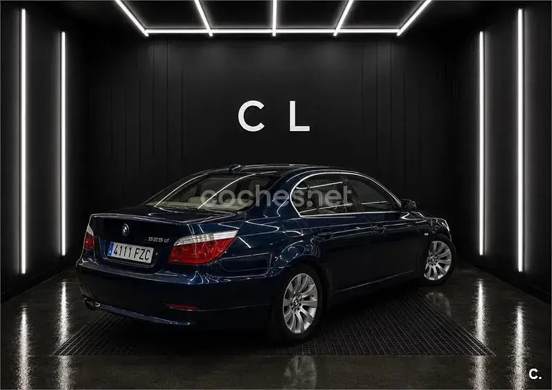 Usado BMW 520 163 CV (119 kW) 2008 Azul Berlina