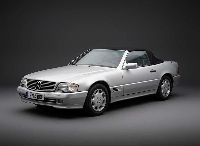 Usado Mercedes SL320 230 CV (169 kW) 1994 Plateado Coupe