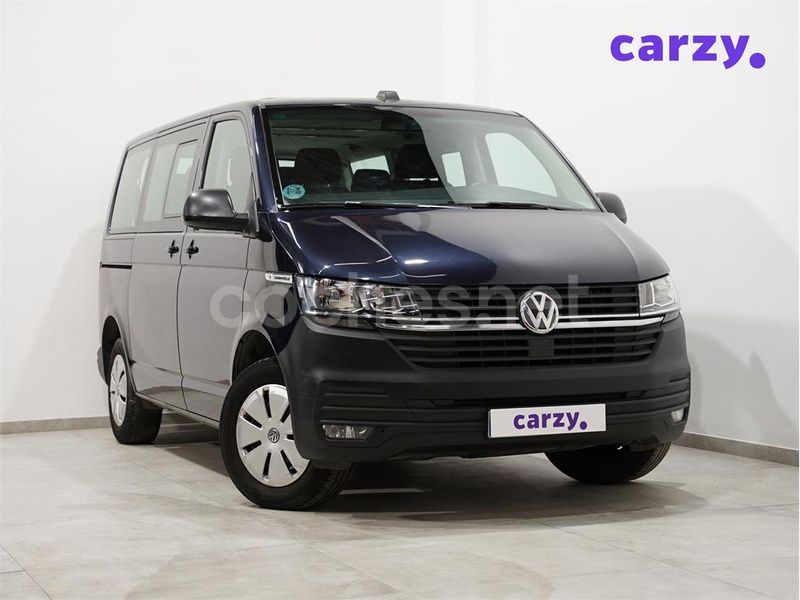 Azul Usado 2021 VW Caravelle Monovolumen | 29.990 € (Precio justo) - Imagen 1/4