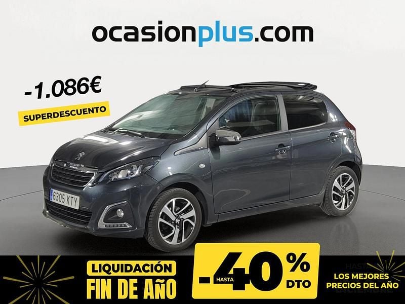 Gris Usado 2019 Peugeot 108 Allure Utilitario | 7990 € (Precio justo) - Imagen 1/4