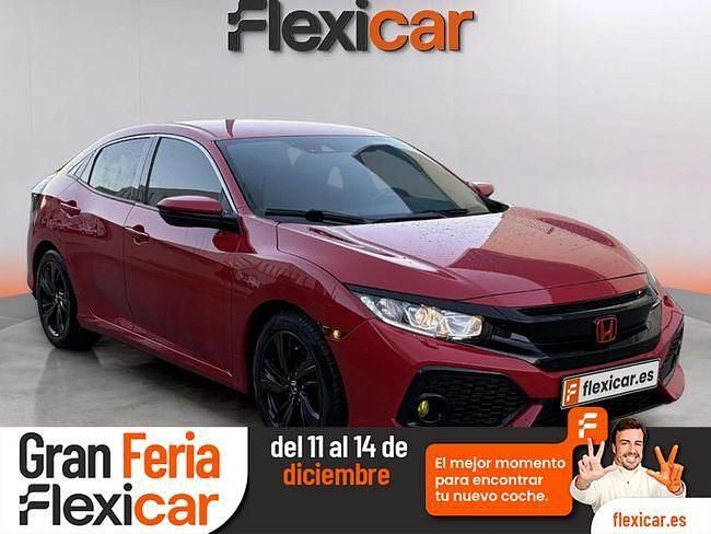 Rojo Usado 2017 Honda Civic Elegance Berlina | 17.990 € (Un poco caro) - Imagen 1/4