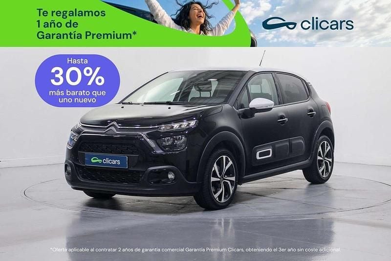 Usado Citroën C3 Shine 99 CV (72 kW) 2022 Negro Utilitario