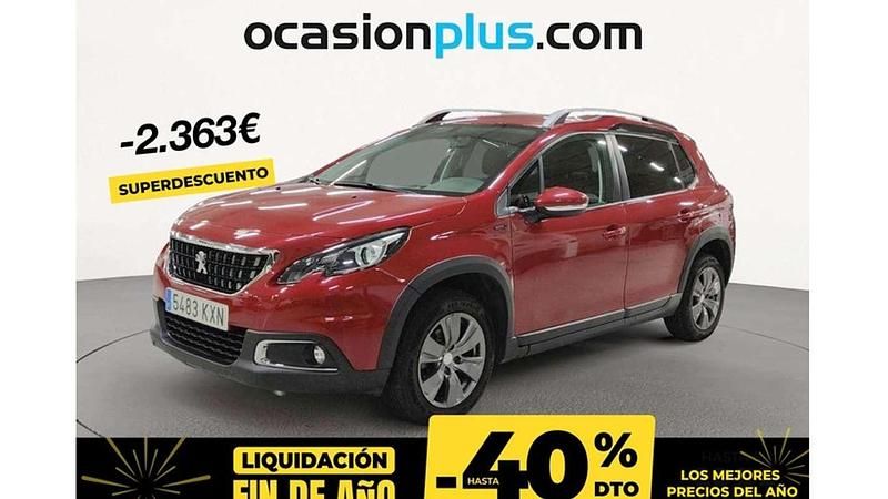 Rojo Usado 2019 Peugeot 2008 Signature Sky SUV | 9137 € (Super precio) - Imagen 1/4
