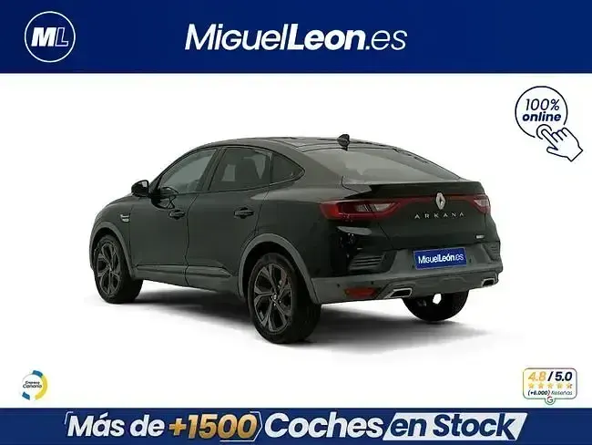 Usado Renault Arkana RS Line 145 CV (106 kW) 2021 Negro SUV